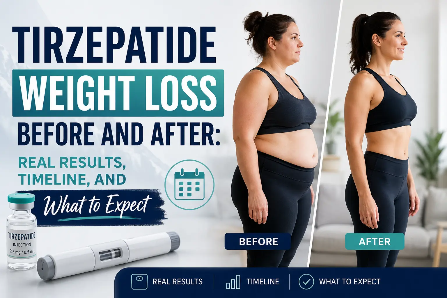 how much will i lose on tirzepatide Tirzepatide Weight Loss Before and After